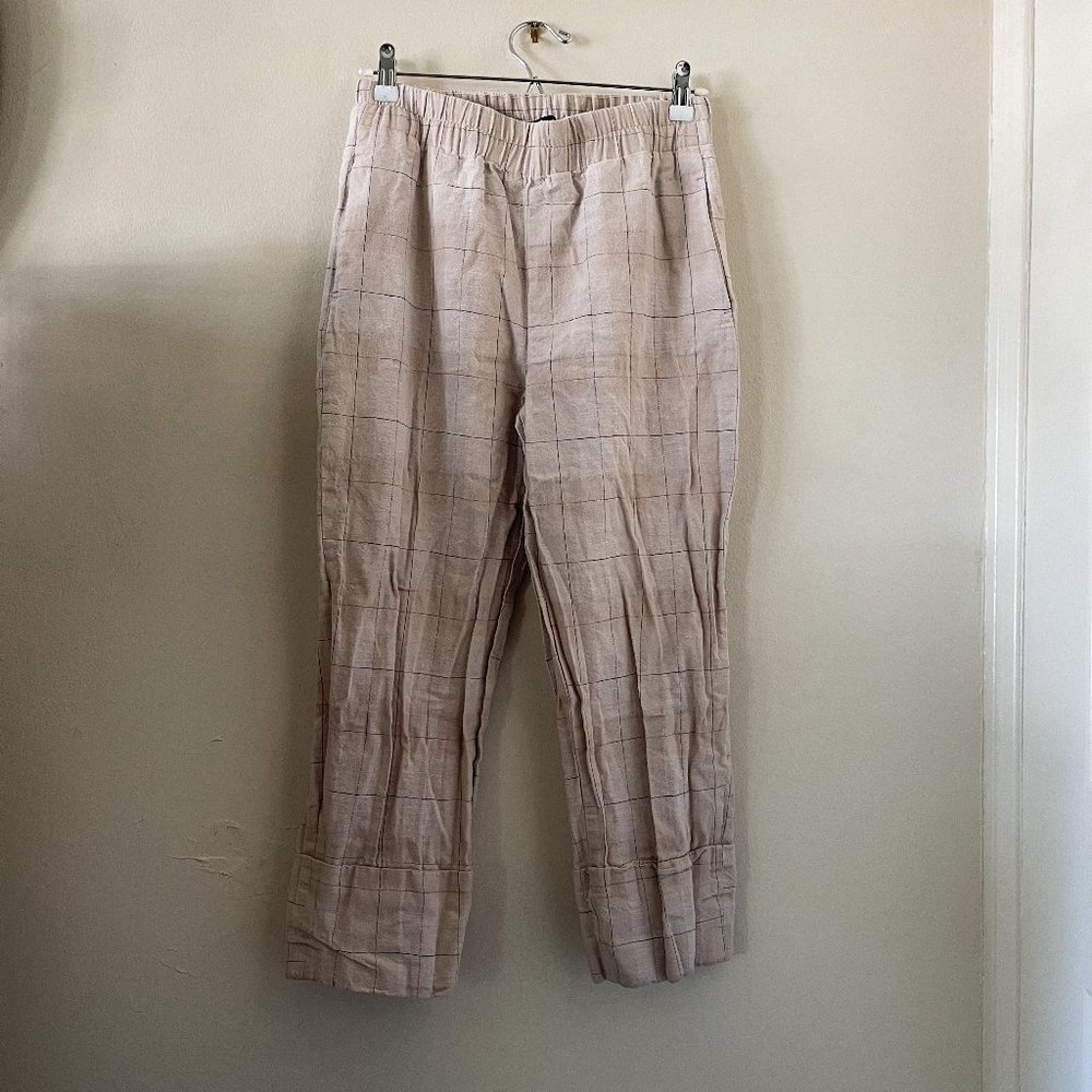 Zara Cropped Trouser Pants